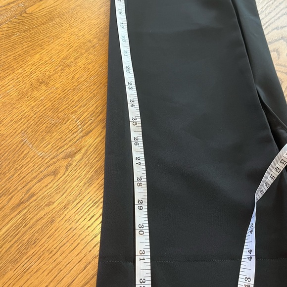 LOVERS + FRIENDS Black Lined Split Hem Flare Pants Size XS 32.5” Inseam - Picture 7 of 12